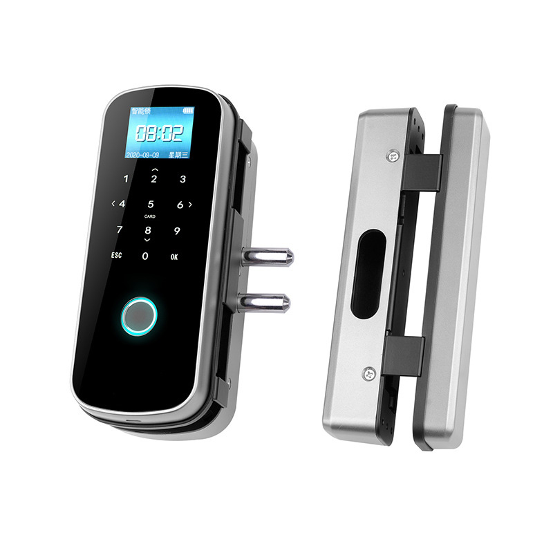 ล็อคลายนิ้วมือไบโอเมตริกซ์สำหรับประตูกระจกประตูไม้พร้อม Bluetooth
