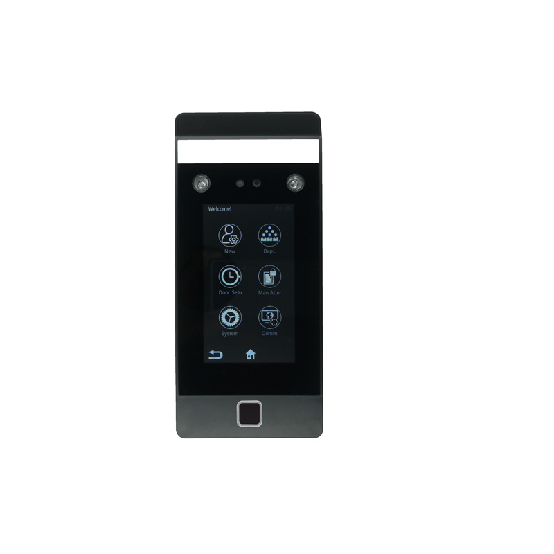 Dynamic Face Access Control All-in-One Card Password Fingerprint Palm Touchscreen U Disk TCP/IP WIFI Attendance Machine